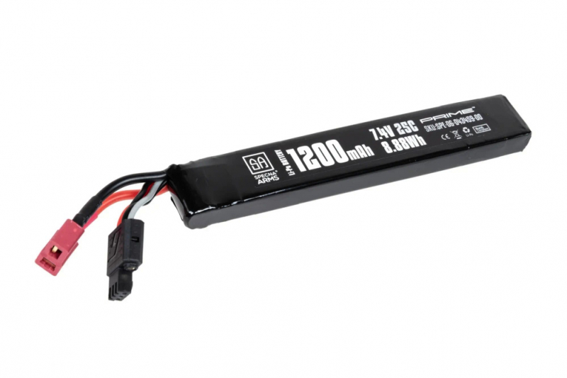 Specna Arms 7,4V 1200 mAh Li-Po 25C G-Tech T-Stecker (Deans)