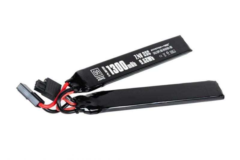 Specna Arms 7,4V 1300 mAh Li-Po 25C G-Tech 2-teilig Mini-Tamiya