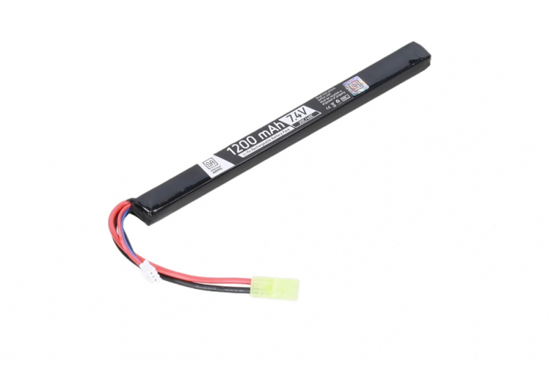 Specna Arms 7,4V 1200 mAh Li-Po 20/40C AK-Stick-Type Mini-Tamiya