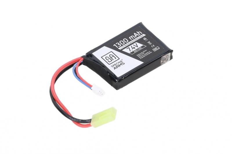 Specna Arms 7,4V 1300 mAh Li-Po 20/40C PEQ-Type Mini-Tamiya