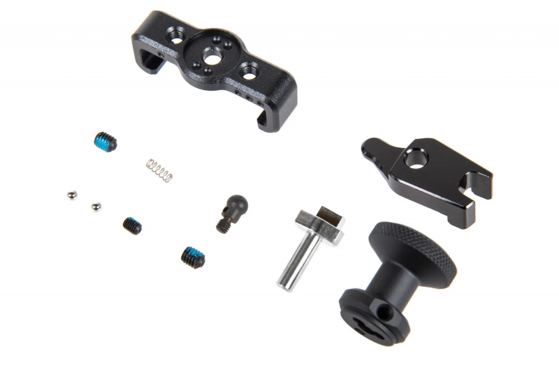 Enlarged Typ 2 TTI Airsoft reloading lever mit fire selector für AAP01 Schwarz