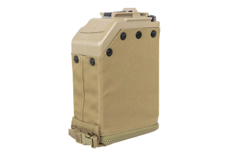VFC Boxmagazin 5000 Schuss Vega Force Company für MK48 MOD1 FDE – Ansicht 4