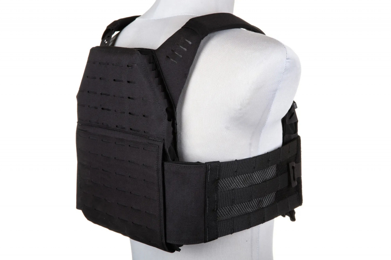 Wosport VE - 97 Plate Carrier Taktische Weste Schwarz – Ansicht 4