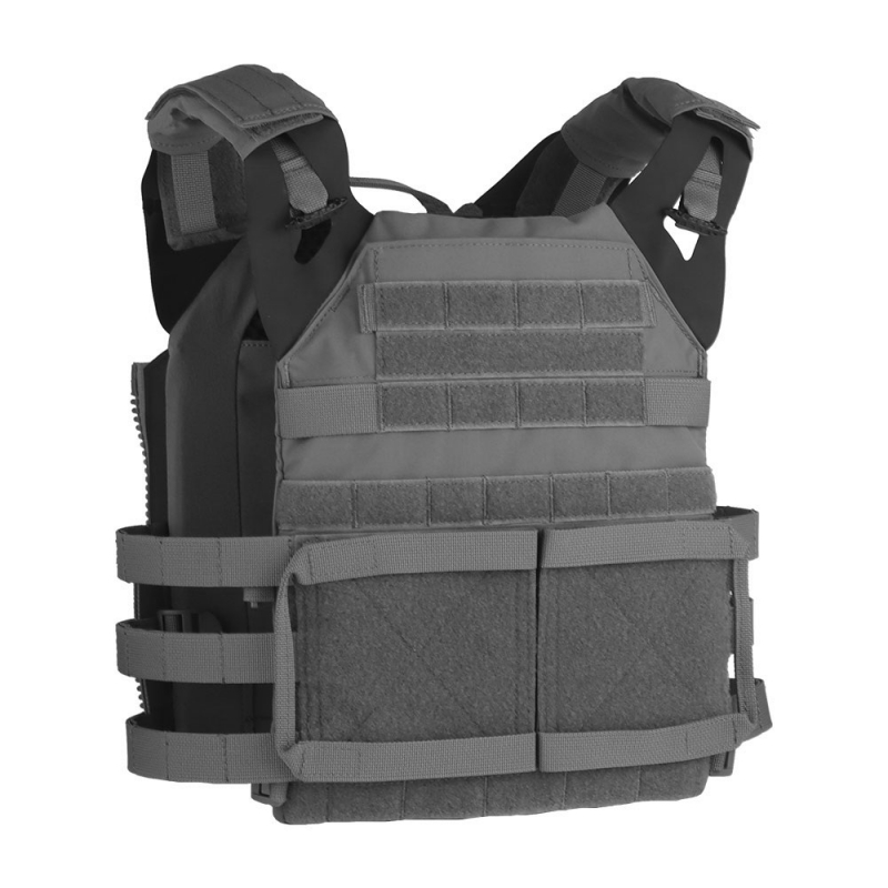 Wosport Plate Carrier Weste VE - 99 Grau – Ansicht 2