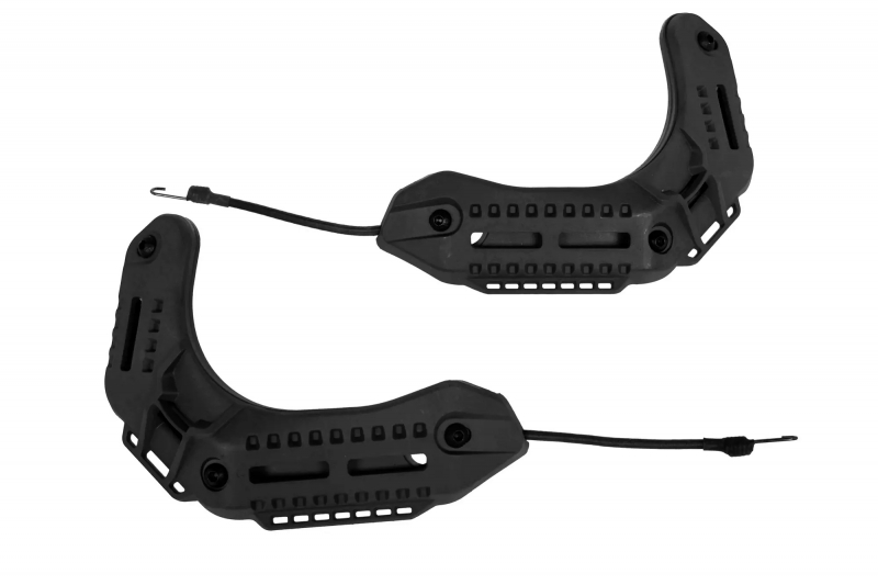 Mounting rail set für Wosport Type MK helmets Schwarz – Ansicht 2