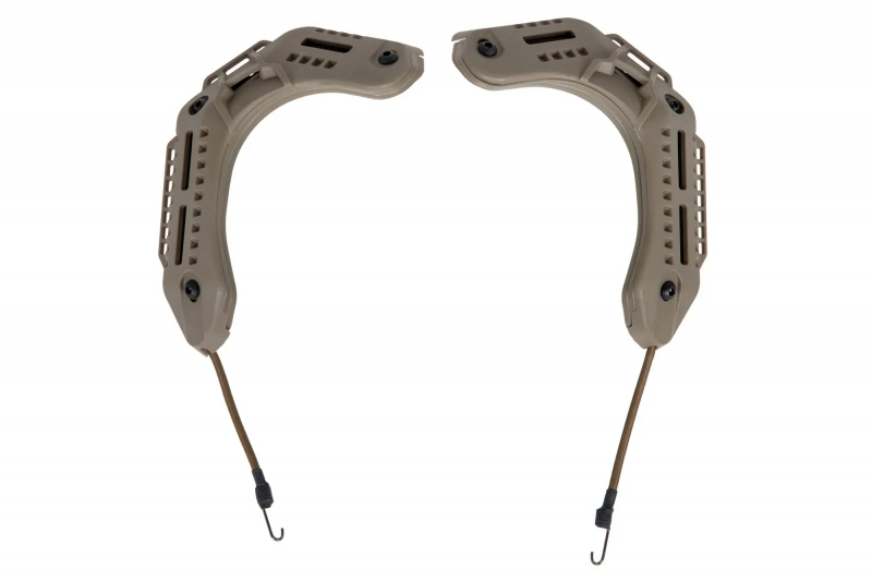 Mounting rail set für Wosport helmets type MK Tan