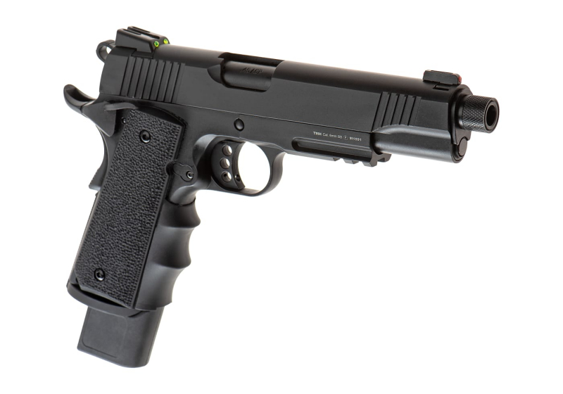 Army Armament M1911 Extended Full Metal GBB Airsoft Pistole Gas 6 mm BB – Schwarz