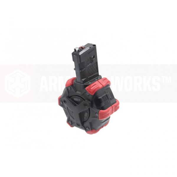 350BBs drum Adaptive Magazine for AR type gas replicas