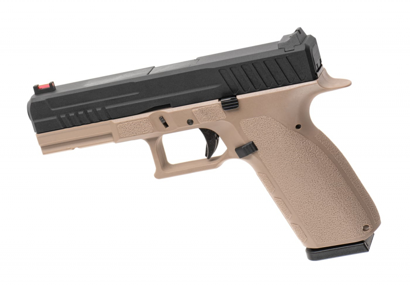 KJ Works KP-13 Metal Version CO₂ Airsoft Pistole 6 mm BB – Tan –