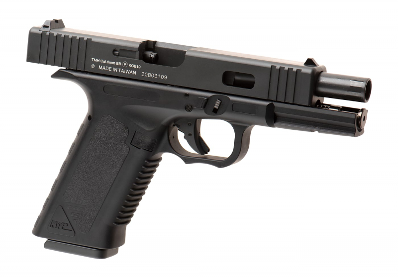 KWC KWC17 Black Barrel Metal Version CO₂ Airsoft Pistole 6 mm BB – Schwarz –