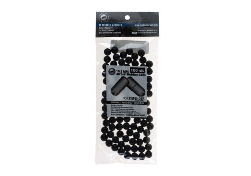 Madbull Rubber Balls Cal. .43 – 0,82 g, 100 Stück