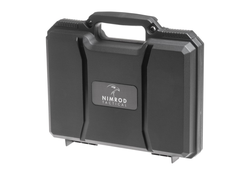 Nimrod Equipment Case – ohne Schaumstoff, Außenmaß 30 × 27 × 8 cm, Schwarz