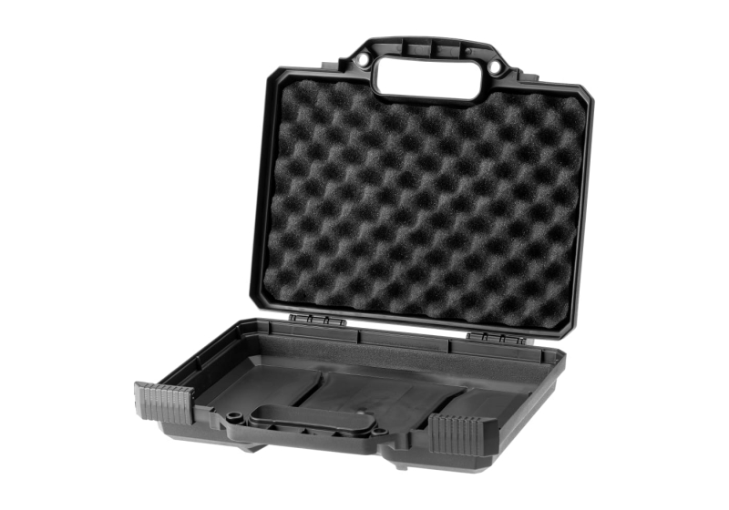 Nimrod Equipment Case – ohne Schaumstoff, Außenmaß 30 × 27 × 8 cm, Schwarz