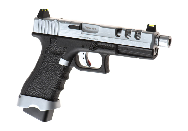 Vorsk EU7 Vented GBB Airsoft Pistole Gas 6 mm BB – Chrom –