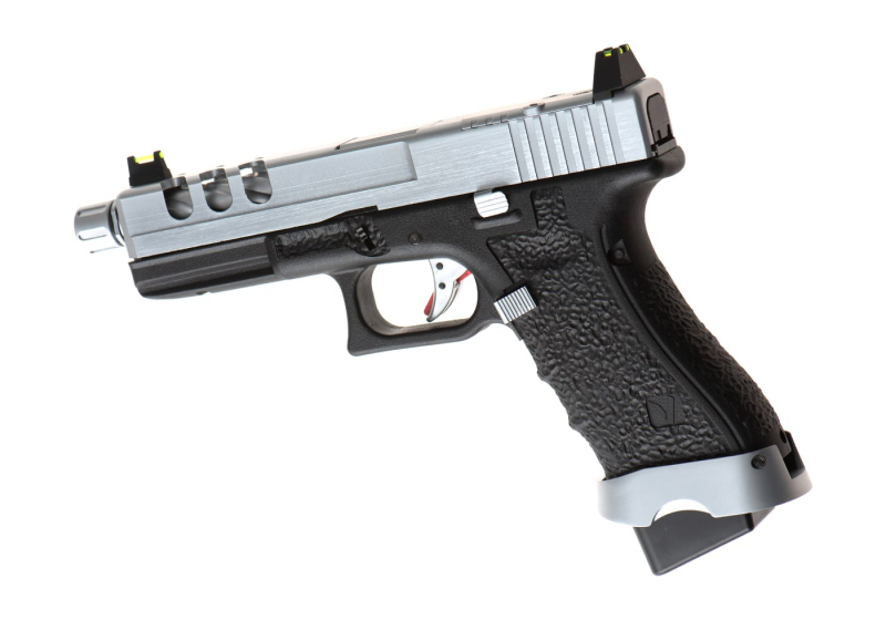 Vorsk EU7 Vented GBB Airsoft Pistole Gas 6 mm BB – Chrom –