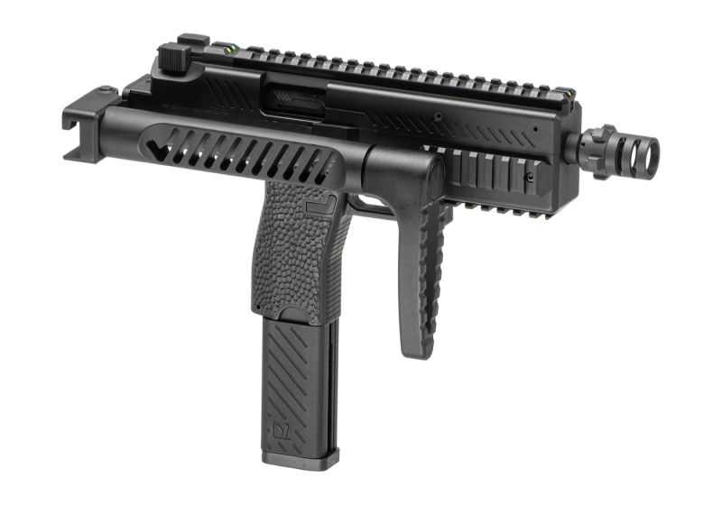 VORSK VMP-1 SMG Gas Blowback Airsoft – Semi Auto, Schwarz