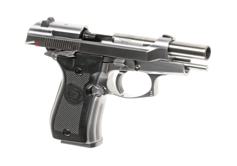WE M84 Full Metal GBB Airsoft Pistole Gas 6 mm BB – Silber – Ansicht 3
