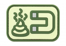 JTG Shit Magnet Rubber Patch - Forest