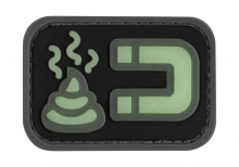 JTG Shit Magnet Rubber Patch - Glow