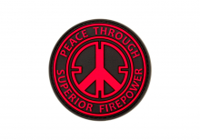 JTG Peace Rubber Patch - Blackmedic