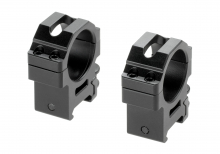 Leapers 30mm QD CNC Mount Rings Medium – Schwarz