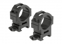 Leapers 30mm CNC Mount Rings Medium – Schwarz