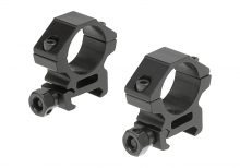 Leapers 25.4mm Mount Rings Low – Schwarz