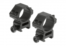 Leapers 30mm Mount Rings Medium – Schwarz