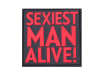 JTG Sexiest Man Alive Rubber Patch - Blackmedic