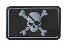 JTG Pirate Skull Rubber Patch - SWAT