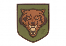 JTG Wolf Shield Rubber Patch - Multicolor