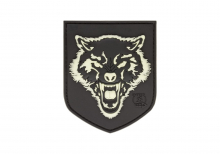 JTG Wolf Shield Rubber Patch - Glow