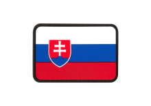JTG Slovakia Flag Rubber Patch - Multicolor