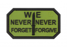 JTG Never Forget Rubber Patch - Forest