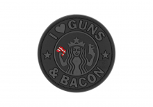 JTG Guns and Bacon Rubber Patch - Blackops