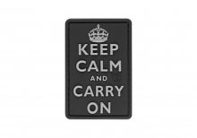 JTG Keep Calm Rubber Patch - SWAT