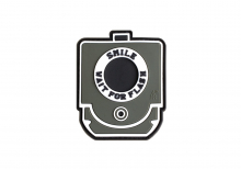 JTG Smile and Wait Rubber Patch - Foliage Green