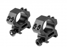 Pirate Arms 25.4mm Low Type Mount Rings – Schwarz