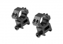 Pirate Arms 25.4mm High Type Mount Rings – Schwarz