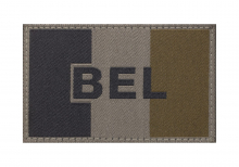 Clawgear Belgium Flag Patch - RAL7013