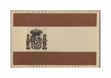 Clawgear Spain Flag Patch - Desert