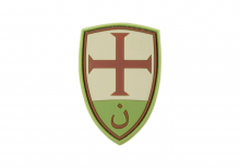 JTG Crusader Shield Rubber Patch - Grün