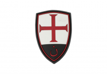 JTG Crusader Shield Rubber Patch - Multicolor