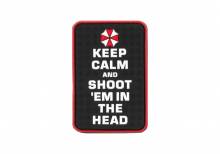 JTG Keep Calm and Shoot Rubber Patch - Multicolor
