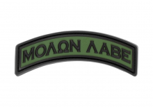 JTG Molon Labe Tab Rubber Patch - Forest