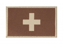 Clawgear Switzerland Flag Patch - Desert