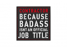 JTG Contractor Rubber Patch - Multicolor