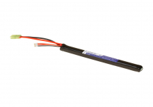 7,4V 1100 mAh Li-Po 20C AK Type (18,5 x 1,5 x 1 cm)