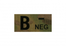 Clawgear B Neg IR Patch - Multicam