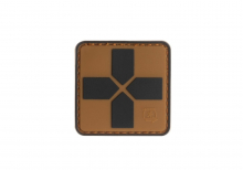 JTG Red Cross Rubber Patch 40mm - Coyote